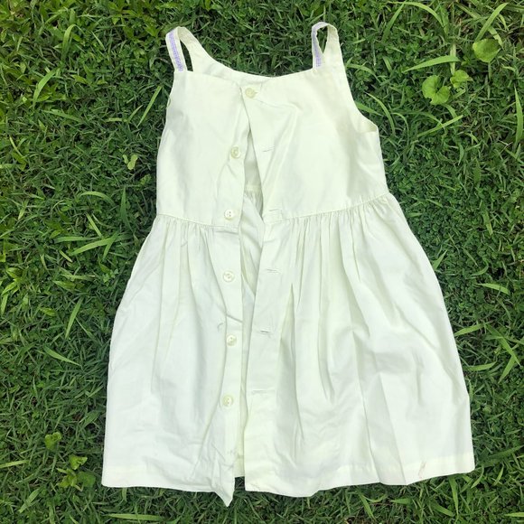 Green Linen Dress - Picture 2 of 2